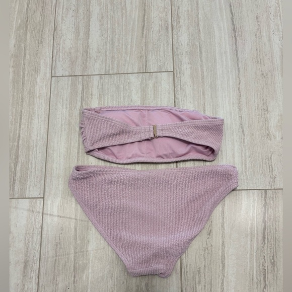 Michael Michael Kors Women’s Lavender Strapless Seersucker Bikini Size XS - Picture 2 of 3